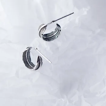 100% Argint 925 Vintage Design Pene Drăguț Stud Cercei Pentru Femeile 2020 Bijuterii Elegante boucle d'oreille pendientes