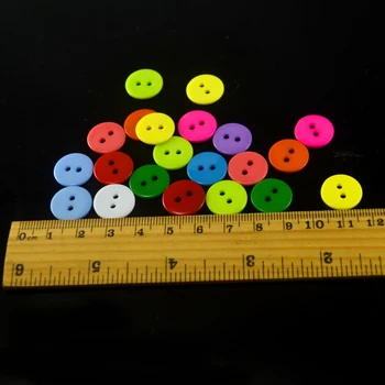 15mm Vrac en-Gros 500pcs Amestecat Butoanele de Îmbrăcăminte pentru Copii Buton DIY Rășină 15mm Srapbook Knopf Bouton de Tricotat de Mână Instrument
