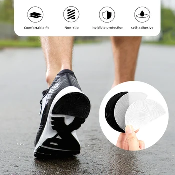 1pair Anti-Alunecare Auto-Adeziv pentru Pantofi Autocolant Tampoane Pantofi rezistent la Uzura Protector Unic Pentru Adidasi Talpa Talpa din Cauciuc Autocolante