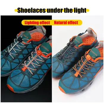 1pair de reflexie elasticstretch șireturile șireturile de brand non-dantelat șireturile de sport în aer liber tennisshoes accesorii șiret