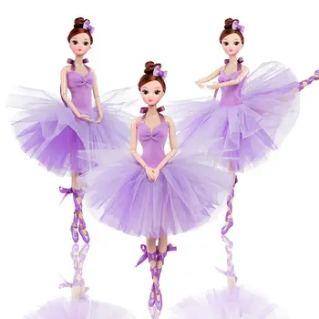 32cm Balet papusa de Moda Fată BJD Păpuși lucrate Manual Originale 1/6 Papusa Set Complet 12 Dinti Papusa Fete Jucării pentru Copii pentru Copii Cadouri
