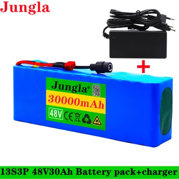 48V Litiu-Ion Batterij 48V 30Ah 1000W 13S3P Litiu-Ion Batterij Voor 54.6 V E-fiets Elektrische Fiets Scuter Întâlnit Bms + Lader