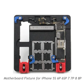 A21 Placa de baza Cleme Temperatură Înaltă Principal Logic Board PCB de Fixare Suport pentru iPhone 5S 6 6S 7 8 8Plus Fix de Reparații Instrument de Mucegai