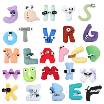 Alfabetul Lore Dar sunt Jucărie de Pluș Umplute de Animale de Pluș Papusa Jucarii Cadou pentru Copii Copii (F)