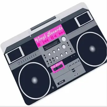 Amuzant Noutate Muzica Boombox Disc bun venit Preș de Cauciuc Etajul de Intrare Covor Covor Modern Rece Preș de Baie Decor Acasă 50x80