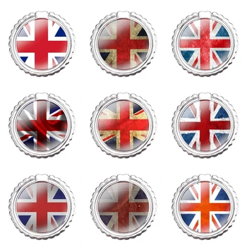 Anglia engleza Britanica UK flag Inel de Telefon Mobil Titularul Deget Inelul Suport Kickstand Metal Suport de Prindere