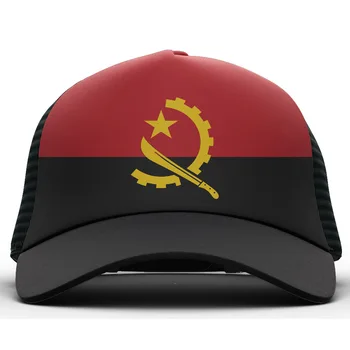 Angola Masculin Tineret Logo-Uri Personalizate Nume Număr Fotografie Ao Hat Urmă Pavilion Portugheză Angola Națiune Băiat De La Țară Casual Șapcă De Baseball