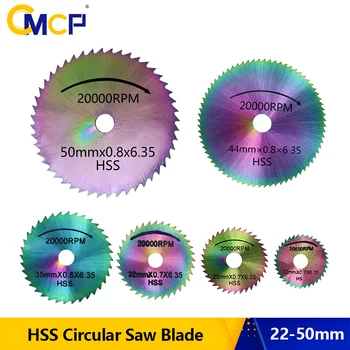 CMCP HSS Lama de fierastrau Circular 22/25/32/35/44/50mm pentru Dremel Metal Aluminiu Instrument de Tăiere ULTRA Suprafață HSS Mini Ferăstrău