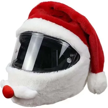 Casca motocicleta capac de protecție Mos Craciun desene animate noua cască de protecție amuzant de Crăciun pălărie