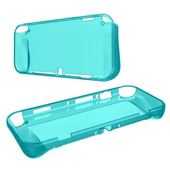 Crystal Clear Consola Shell pentru Nintendo Comutator OLED Anti-toamna la Șocuri Caz de Protecție Mâner Ergonomic Joc Consola Acoperire Completă