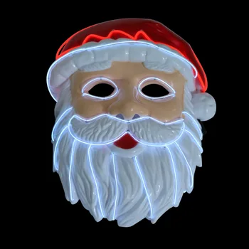 Crăciun Moș crăciun cu LED Masca Aprinde Mingea Masca de Purjare a Alegerilor An Mare Festival Cosplay Costum Petrecere Masca Noua 2018