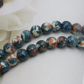 Culoare opțional Riverstones margele vrac 10mm DIY piatră rotundă de 15 inci femei se potrivesc bijuterii brățară&colier face design