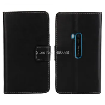 De lux din Piele PU Flip Wallet Credit Card Holder Caz Stand Pentru Nokia Lumia 920 N920 Transport Gratuit
