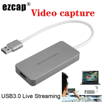 Ezcap USB 3.0 HD Video Capture Joc Recorder Video de 1080P Direct Urlat Convertor Plug and Play pentru XBOX One PS3, PS4, WII U