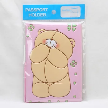 Foreverfriends bearman desene animate pașaport set de Desene animate anime pașaport acoperi