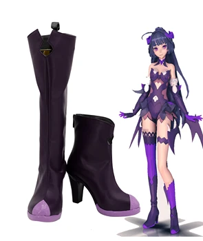 Honkai impact 3 Raiden Mei Cosplay Cizme Mov Pantofi Personalizate Orice Dimensiune pentru Costum pentru Petrecerea de Halloween Accesorii