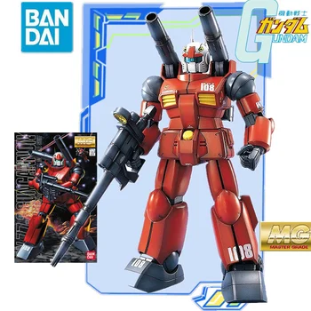 MG 1/100 Bandai Gundam Model Kit Figura Anime RX-77-2 Gundam Guncannon Set Reale Gunpla Model de Acțiune Figura Jucărie pentru Copii
