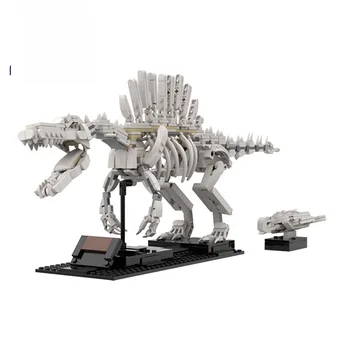 MOC 657pcs Dinozaur 3D Epoca de Fosile de Dinozauri Schelet Muzeul Blocuri Asambla Caramida Părți Copil STEM Jucărie Cadou de Colectie