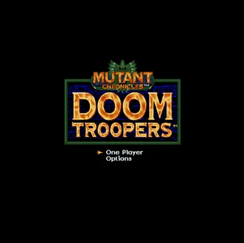 Mutant Chronicles - Doom Trupele statele UNITE ale americii Versiunea de 16 biți Mare Gri Carte de Joc Pentru NTSC Joc de Jucător