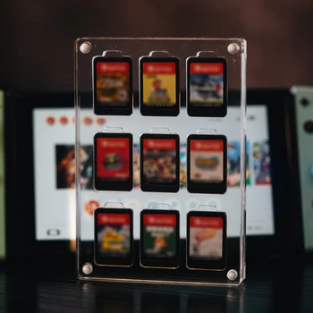 NS Comutator de Cristal, Cărți de Joc Caz Pentru nintendo-urile alea Comutator Consolă Clar Transparent Carte de Joc Cartuș Cutie de Depozitare Coajă Tare