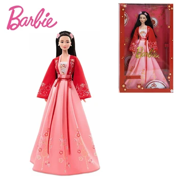 Noi Barbie Originale 2022 Anul Nou Anime Papusa Stil Chinezesc Hanfu Frumusete Naționale Valul Dinastiei Han Papusa Jucarii Fete Cadou HCB93