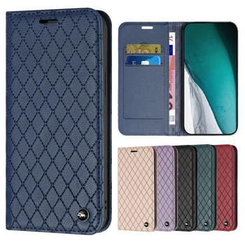 Nou Stil De Piele Magnetic Book Cover Pentru Samsung Galaxy M12 Flip Stand Caz Pentru Samsung F12 F13 Portofel Cazuri Carouri Relief