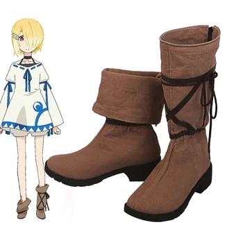 Noul Anime Maou-sama, încercați din nou Domnul Demon, încercați din nou Aku Cosplay Anime cizme Fahion Pantofi Custom-made