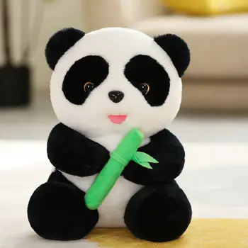 Noul Panda Deține Bambus Jucării De Pluș Animale Păpuși De Pluș Moale Perna Urs Papusa Pentru Copii, Cadou De Ziua De Nastere