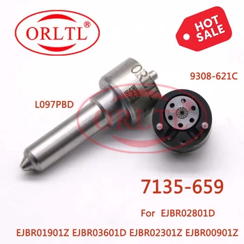 ORLTL Valve 9308-621C Injector Duza L097PBD Revizie Kit de Reparare 7135-659 Inyector Părți 28239294 pentru EJBR02801D 33800-4X500