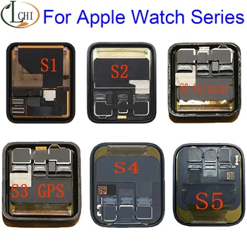 Originale NOI Pentru Apple Watch Seria 1 2 3 4 5 6 ES Ecran LCD Pentru a Viziona Seria 38mm 40mm 42mm 44mm Ecran LCD Tactil Digitizer