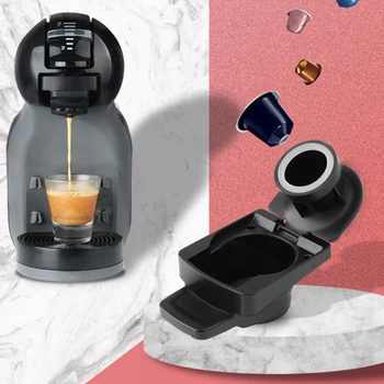 Reutilizabile Capsulă Adaptor pentru aparat de Cafea Nespresso Capsule Converti cu Cafea Dolce Gusto din Oțel Inoxidabil Accesorii pentru Mașini de