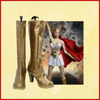 She-Ra, Printesa Puterii Cosplay Cizme cu Toc Înalt Pantofi de Halloween Cosplay Prop Personalizate
