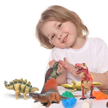 Simulare Dinozaur Tyrannosaurus Rex Model De Jucărie Mare Rezonanță Triunghiulară Dragon Plastic Jucărie