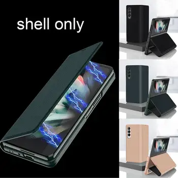 Smart Flip Cover Pentru Samsung Galaxy Z Fold 3 5G Oglinda Suport Placare Caz Telefon rezistent la Socuri Pentru Z Fold 3 Caz