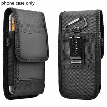 Telefon Mobil portabil Sac Pentru Samsung Galaxy Z Fold3 Flip3 5G Oxford Pânză Caz Smartphone Centura Clip de Buzunar Sac de Talie Husă de Carte