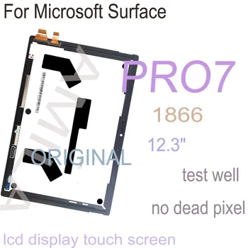 Testat 12.3 Original Lcd Pentru Microsoft Surface Pro 7 1866 Display LCD Touch Ecran Digitizor de Asamblare Pentru Surface Pro 7 Pro7 Lcd