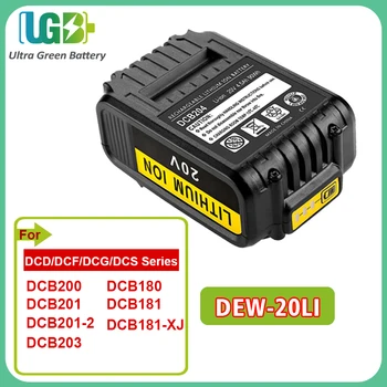 UGB Nou ROUA-20LI Baterie Pentru Dewalt DCF883L2 DCS381 DCB200 DCB180 DCG412 DCD740 DCS331B DCS331L1 DCS331L2 DCG412L2 20V