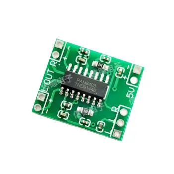 Ultra-micro Digital 2*3W Clasa D PAM8403 Amplificator de Putere de Bord de Înaltă Eficiență 2.5～5V USB de Alimentare