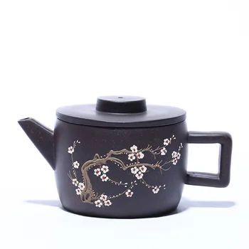 Yixing Violet Oală de Lut 190Ml zisha Oală de Ceai Negru Galaxy Plum Blossom Hanwa Celebru Manual Fierbător