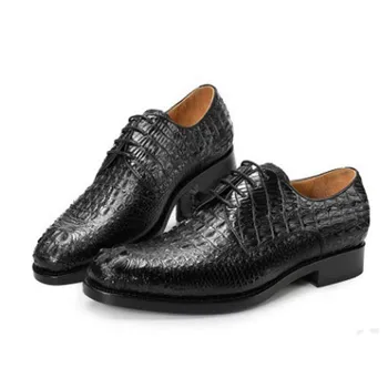 dae Siam pantofi din piele de crocodil de sex masculin de afaceri Britanic Un costum crocodil Os piele pantofi barbati din piele pantofi din Piele