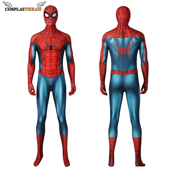 film Nici o Modalitate de Acasă Cosplay Spider Costum de Supererou Peter Parker Imprimare 3D Salopeta de Înaltă Calitate Erou Costum Carnaval de Halloween